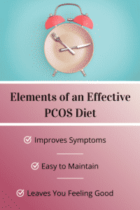 Elements of an effective PCOS diet