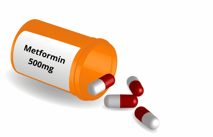 Metformin pill bottle as a treatment for PCOS