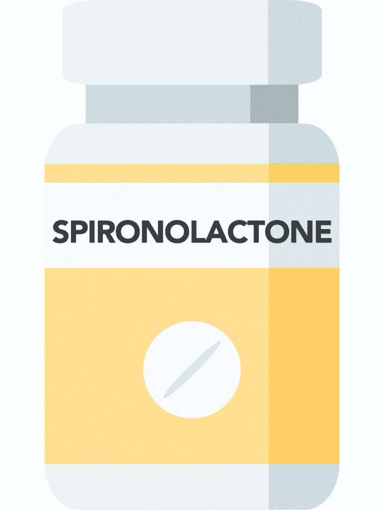 Spironolactone pill bottle as a treatment for PCOS